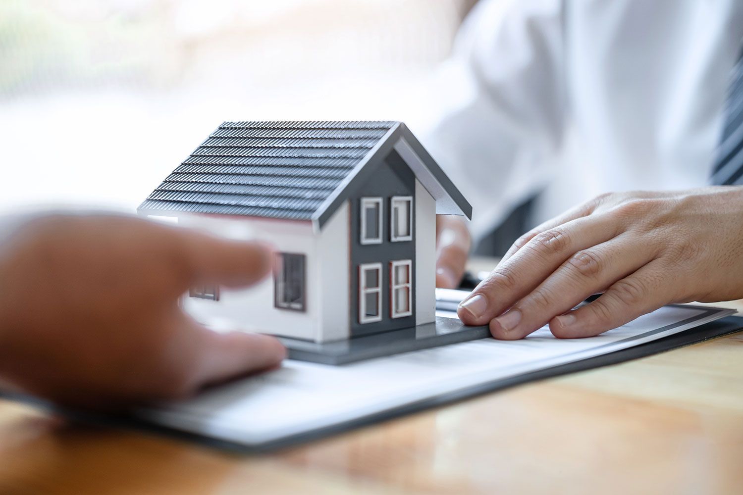 Ein Modell von einem Haus